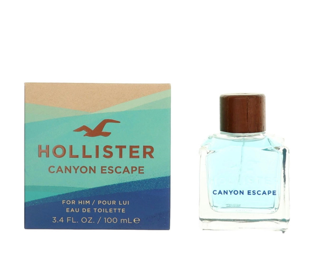 Canyon Escape by Hollister, 3.4 oz EDT Spray for Men