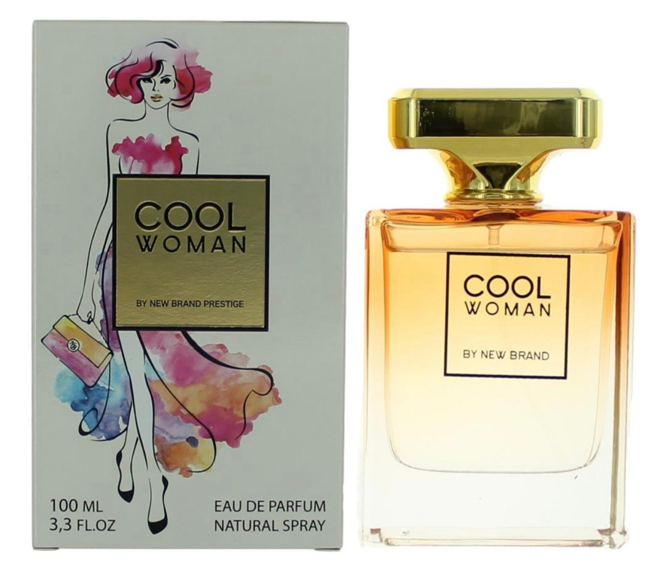 Cool Woman by New Brand, 3.3 oz EDP Spray for Women