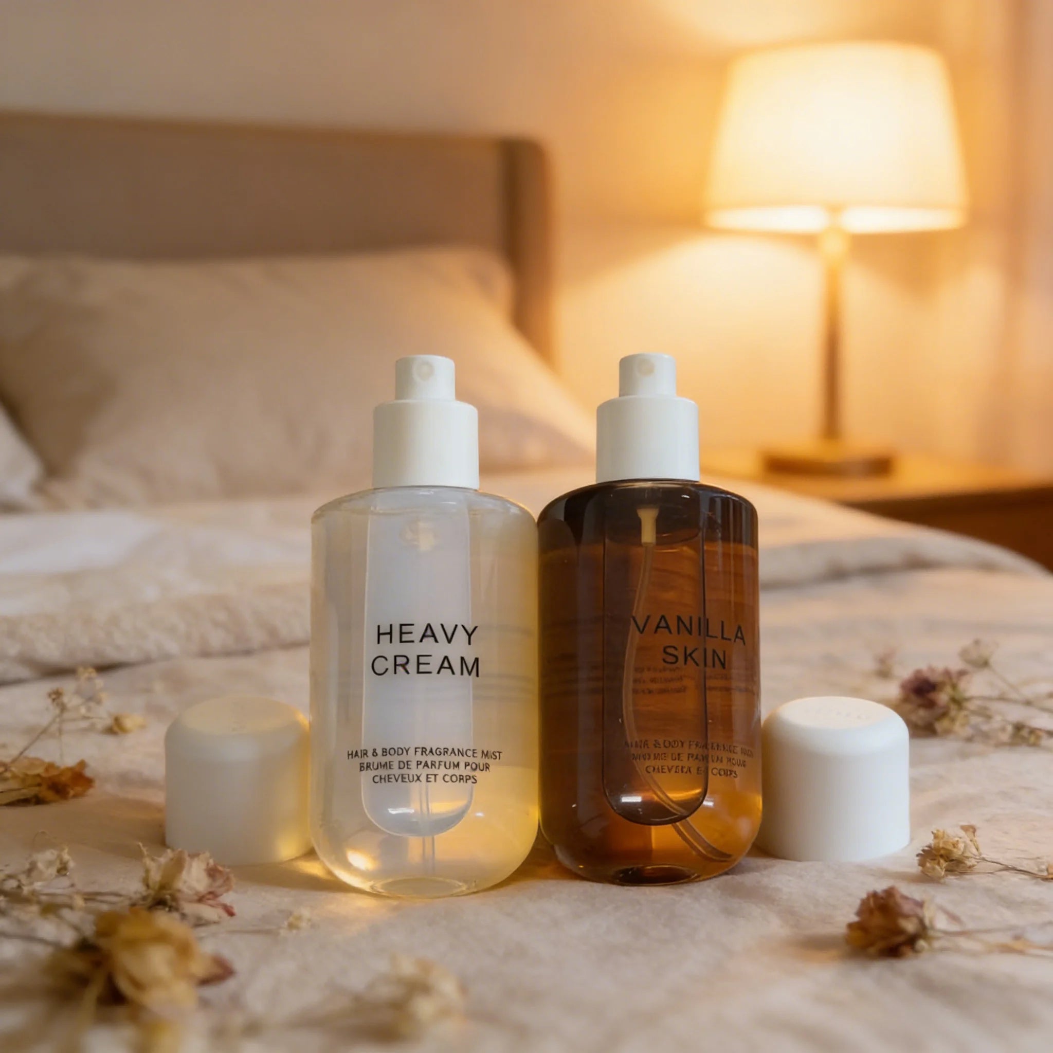 PHLUR Vanilla Skin Body Mist - Bruma de fragancia para cabello y cuerpo - Spray corporal de vainilla con pimienta rosa, madera d