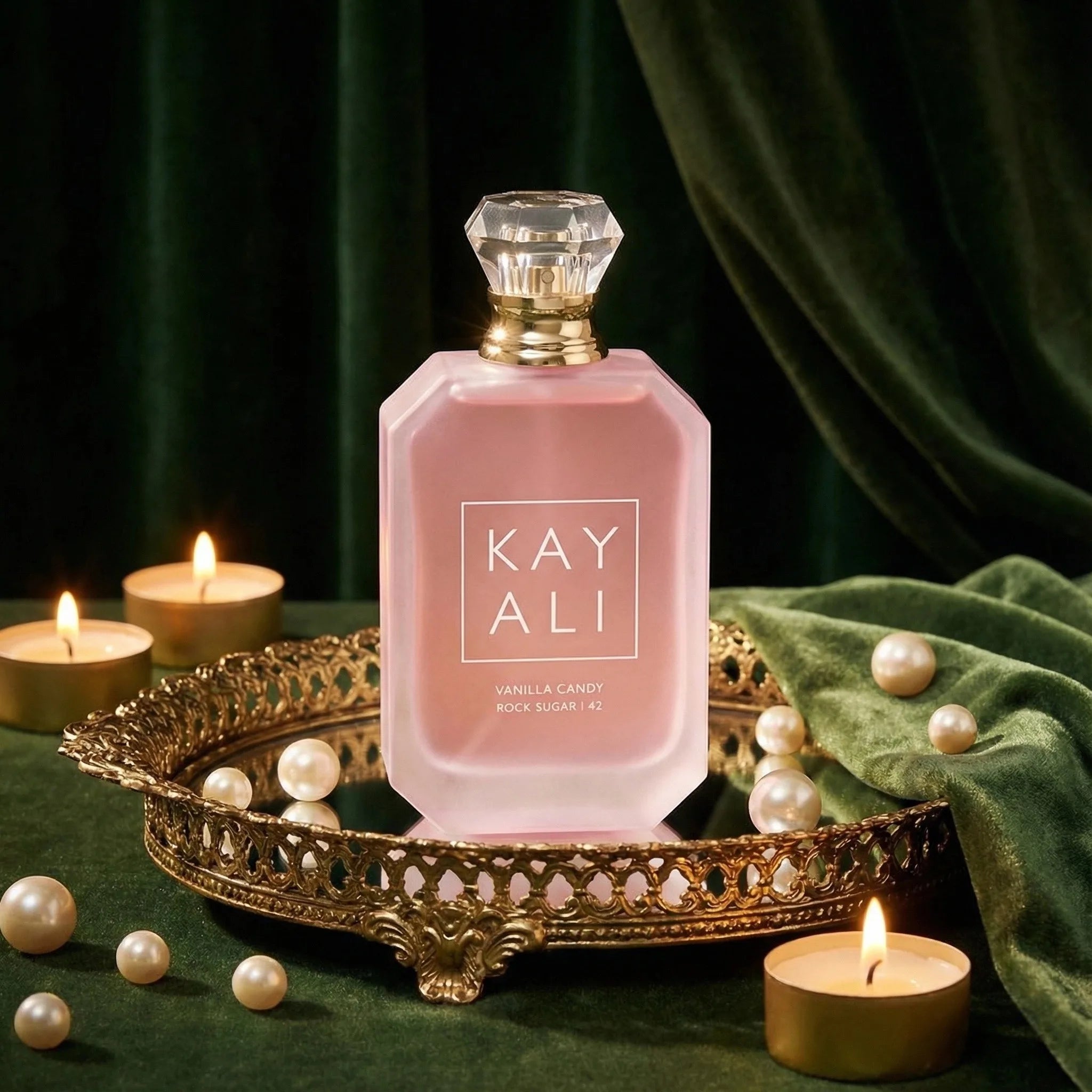KAYALI Vanilla Candy Rock Sugar 42 Niche EDP 100ml | Unisex Versatile Sweet Perfume | Caramel Vanilla Cream Pear Violet Scent