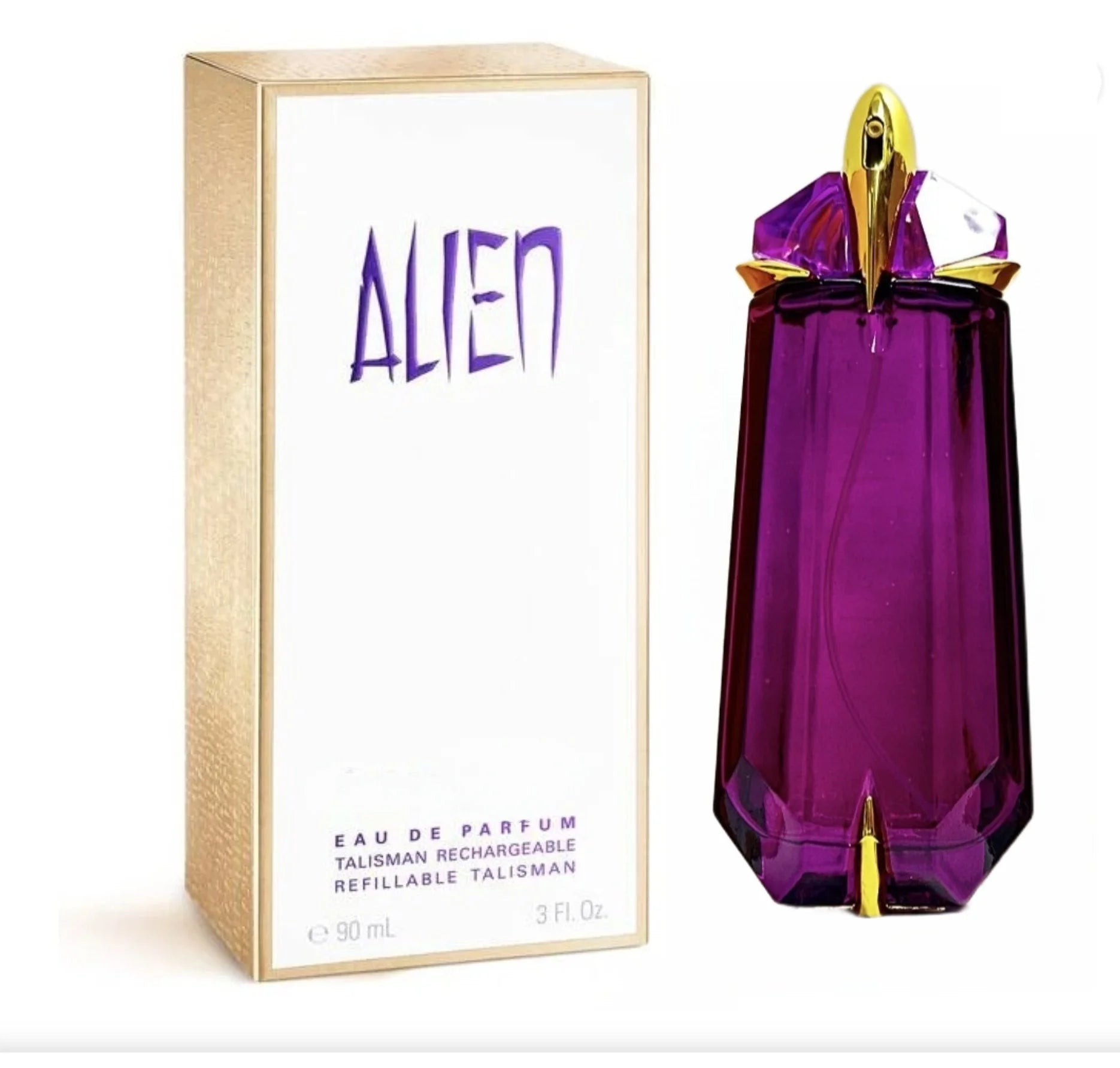 Mugler Alien Eau De Parfum for Women Floral Woody Perfume with Jasmine Wood Amber Long Lasting Fragrance
